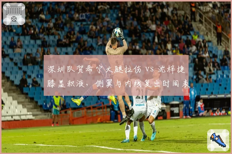 深圳队贺希宁大腿拉伤 vs 沈梓捷膝盖积液，侧翼与内线复出时间表差异