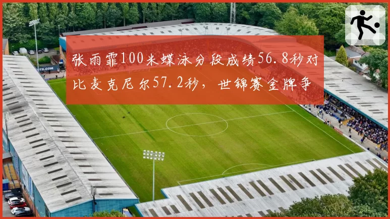 张雨霏100米蝶泳分段成绩56.8秒对比麦克尼尔57.2秒,世锦赛金牌争夺战